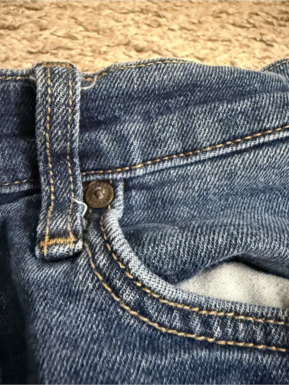 Old Navy Men's Medium Wash Loose Built-In Flex Jeans - 30x30